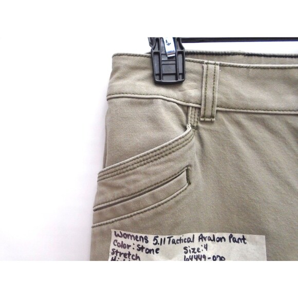 5.11 Tactical Avalon Pant 64449-070 Women's Size 4 (31x30) Slim Fit Straight leg - Picture 5 of 11